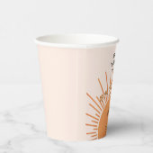 Eerste reis rond de zon op 1 oktober papieren bekers (Rechts)