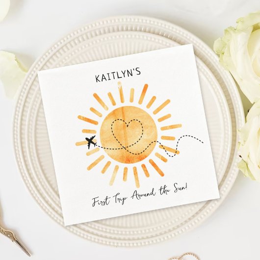 Eerste reis rond de zon op 1 oktober servet