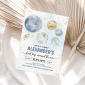 Eerste reis rond de zon Outer Space Verjaardag Kaart