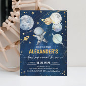 Eerste reis rond de zon Outer Space Verjaardag Kaart