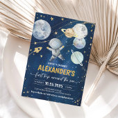 Eerste reis rond de zon Outer Space Verjaardag Kaart