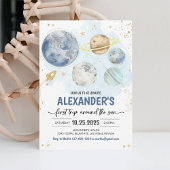 Eerste reis rond de zon Outer Space Verjaardag Kaart