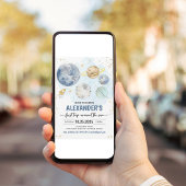 Eerste reis rond de zon Outer Space Verjaardag Kaart