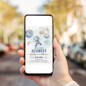 Eerste reis rond de zon Outer Space Verjaardag Kaart