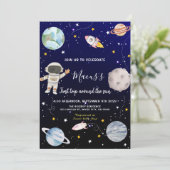 Eerste reis rond de zon Outer Space Verjaardag Kaart (Staand voorkant)