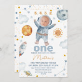 Eerste reis rond de zon QR Code 1e verjaardag Kaart (Voorkant / Achterkant)