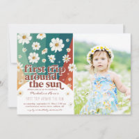 Eerste reis rond de zon | Retro Daisy Rainbow