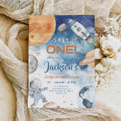 Eerste reis rond de zon, ruimte 1e verjaardag kaart