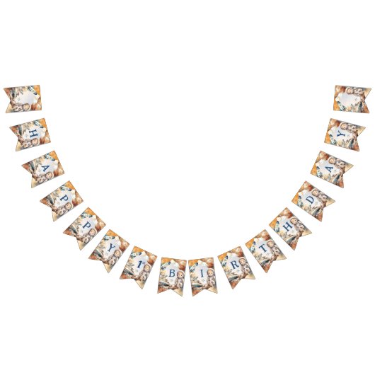 Eerste reis rond de zon ruimte 1e verjaardag vlaggetjes (Alle)