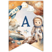 Eerste reis rond de zon ruimte 1e verjaardag vlaggetjes (Derde vlag)