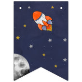 Eerste reis rond de zon ruimte 1e verjaardag vlaggetjes (Tweede vlag)