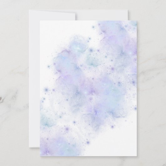 Eerste reis rond de zon ruimte uitnodiging (Achterkant)