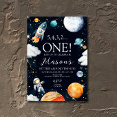 Eerste Reis Rond De Zon Ruimtevaart Verjaardag Kaart