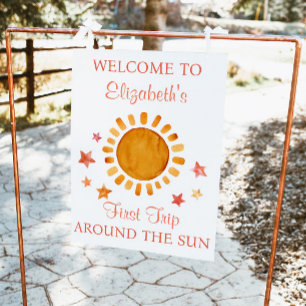 Eerste reis rond de zon - Sunshine Welcome Post Poster