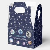 Eerste reis rond de zon tijdens de zomerdag bedankdoosjes (Geopend)