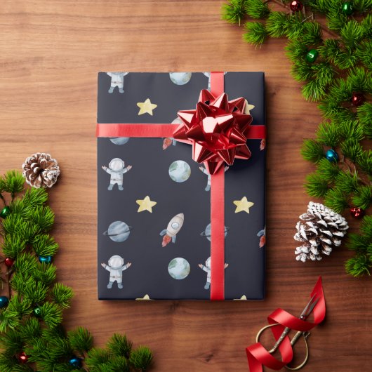 Eerste reis rond de zon tijdens de zomerdag cadeaupapier (Feestdagen Geschenken)