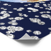 Eerste reis rond de zon tijdens de zomerdag poster (Hoek)