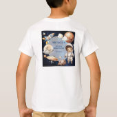 Eerste reis rond de zon tijdens de zomerdag t-shirt (Achterkant)