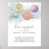 Eerste reis rond de zon Time Capsule Poster (Voorkant)