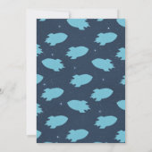 Eerste reis rond de zon uitnodiging voor de ruimte (Achterkant)