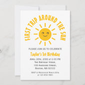 Eerste reis rond de zon van 1 september kaart (Voorkant)