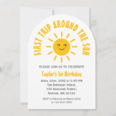 Eerste reis rond de zon van 1 september kaart (Voorkant)