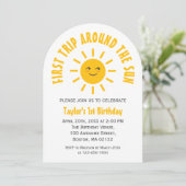 Eerste reis rond de zon van 1 september kaart (Staand voorkant)