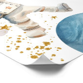 Eerste reis rond de zon Verjaardag 18x24 Welkom Poster (Hoek)