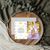 Eerste reis rond de zon verjaardag dank u kaart