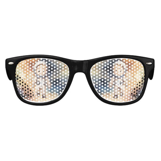 Eerste reis rond de zon Verjaardag Kinder zonnebri Kinder Zonnebril (Voorkant)