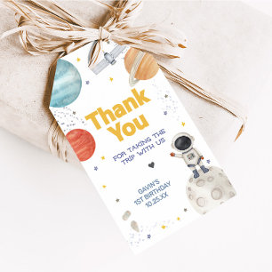 Eerste reis rond de zon Verjaardagsgunst Tags Cadeaulabel