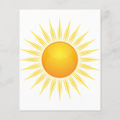 Eerste reis rond de zon Verjaardagskaart bedanken (Achterkant)