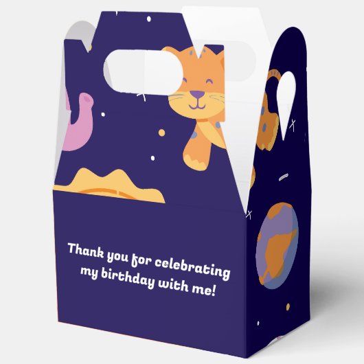 Eerste reis rond de zon voorkeur verjaardagscadeau bedankdoosjes (Open)