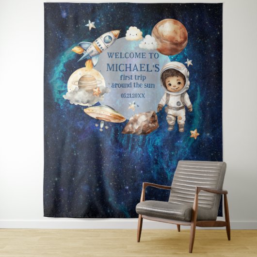 Eerste reis rond de zon wandkleed (In situ)