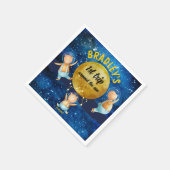 Eerste reis rond de zondag, aangepaste servetten (Hoek)