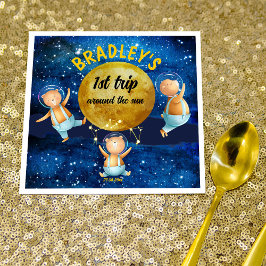 Eerste reis rond de zondag, aangepaste servetten