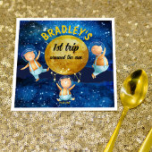 Eerste reis rond de zondag, aangepaste servetten