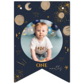 Eerste reis rond de zondag die vlaggen bundelt vlaggetjes (Eerste vlag)