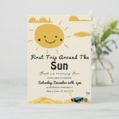 Eerste reis rond de zondag kaart (Staand voorkant)