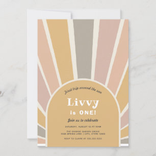 Eerste reis rond de zondag kaart