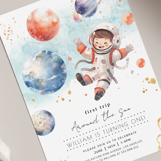 Eerste reis rond de zondag kaart