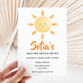 Eerste reis rond de zondag kaart