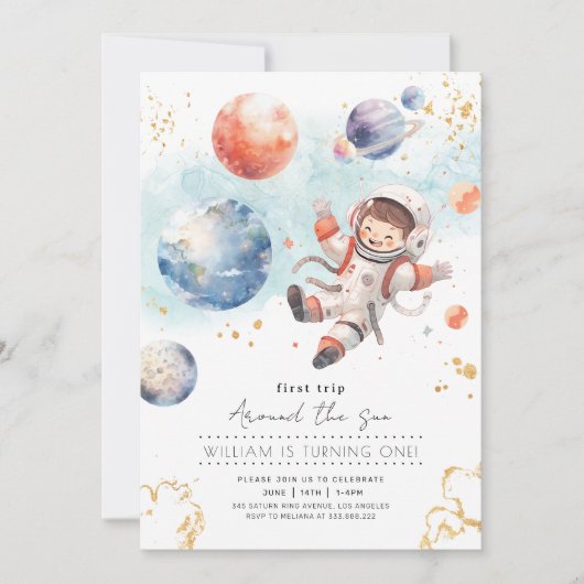 Eerste reis rond de zondag kaart (Voorkant)