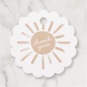 Eerste reis rond de Zondag Partij Bedankjes Labels (Achterkant)