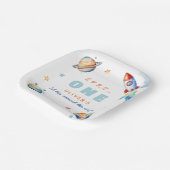 Eerste reis rond de Zondag Partij Papieren Bordje (Gebogen)