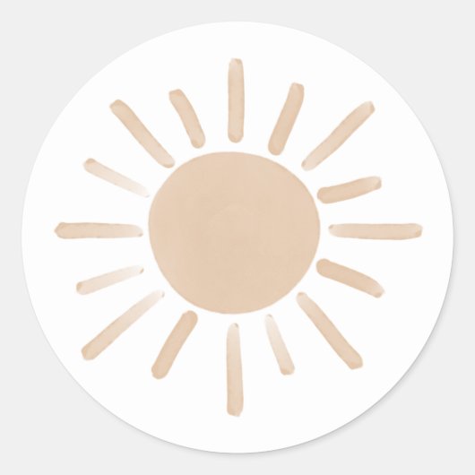 Eerste reis rond de Zondag Partij Ronde Sticker (Voorkant)