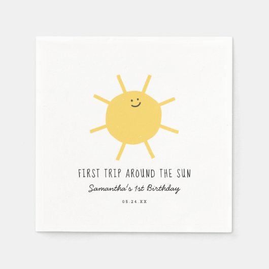 Eerste reis rond de Zondag Partij Servet (Voorkant)