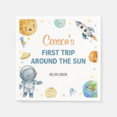 Eerste reis rond de zondag servet (Voorkant)