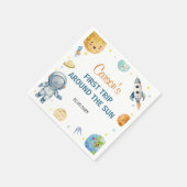 Eerste reis rond de zondag servet (Hoek)