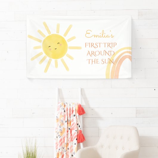 Eerste reis rond de zondag spandoek (Insitu)